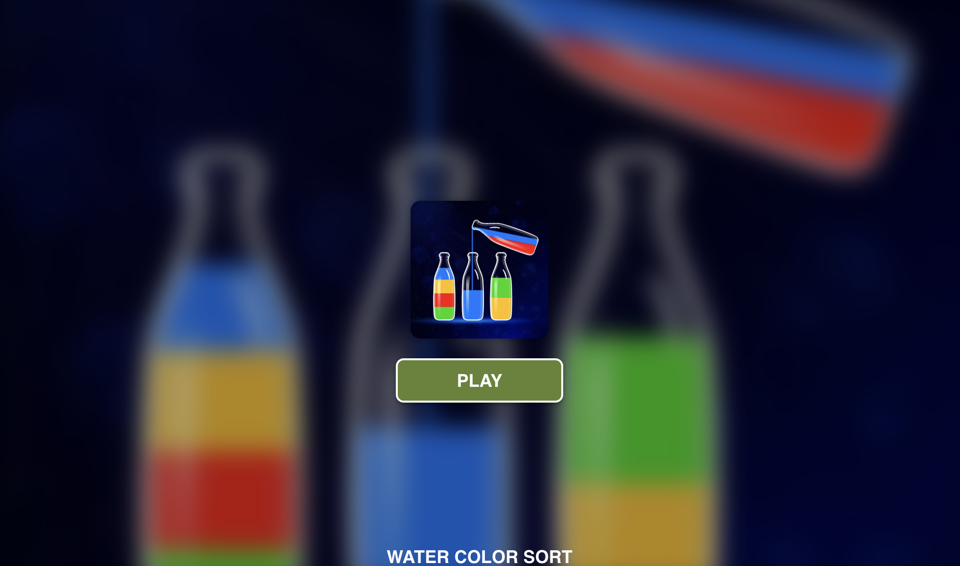 Water Color Sort - Sort colored water in tubes with minimal moves