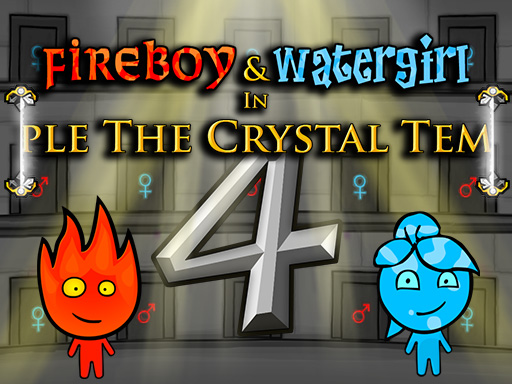 Fireboy and Watergirl 4 Crystal Temple - Crystal Temple with teleportation puzzles