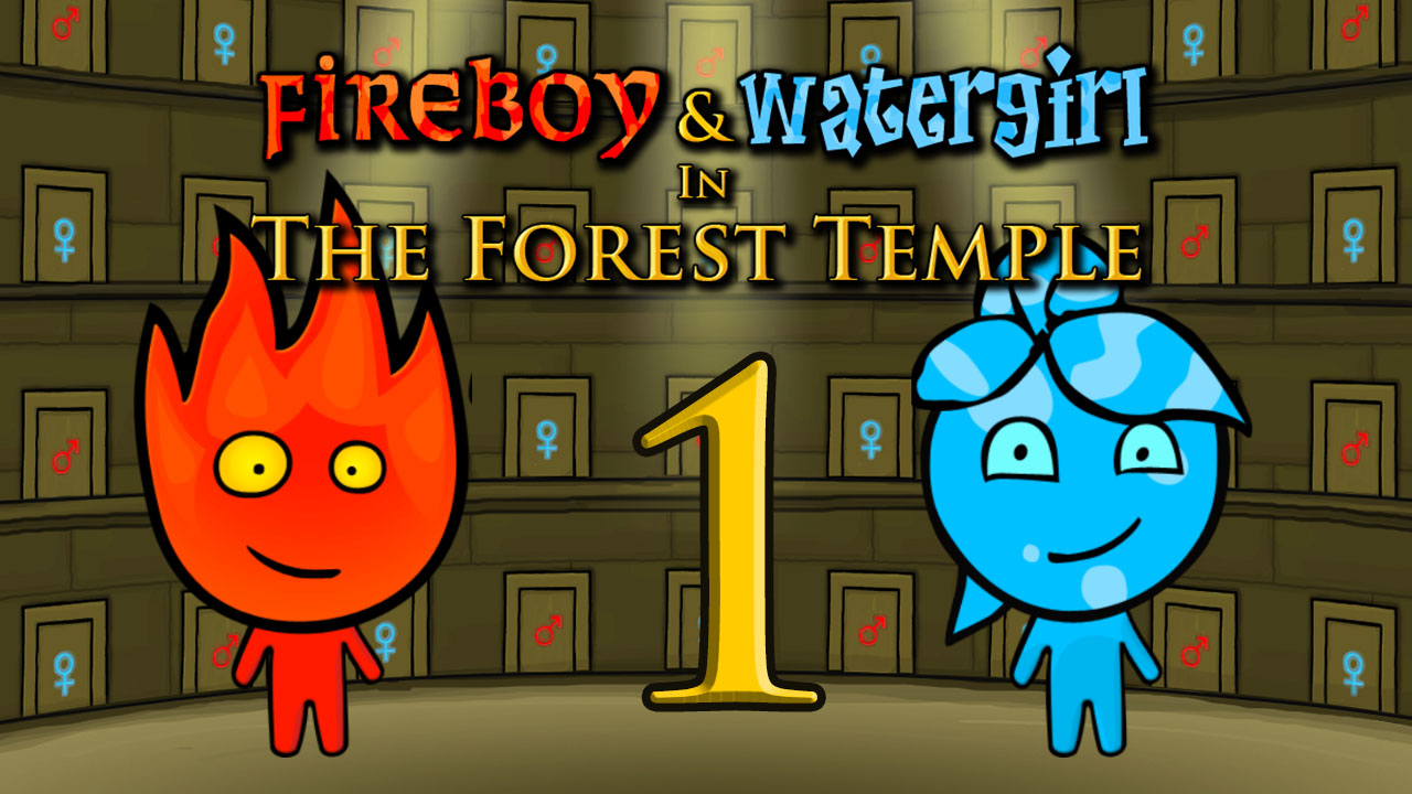 Fireboy and Watergirl 1 Forest Temple - Forest Temple adventure with elemental puzzles
