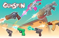 Gameplay snapshot of Gunspin A Physics Based narrative browser experience